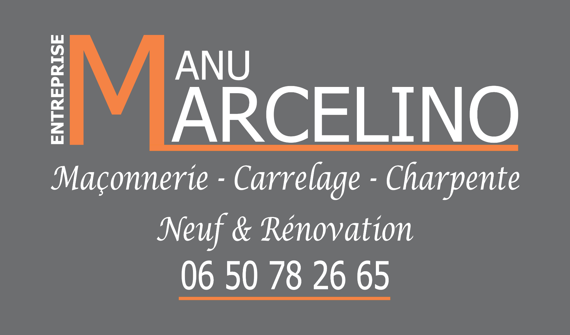 Entreprise Manu Marcelino